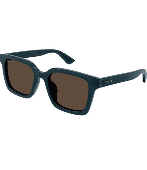 gucci 54mm square sunglasses men|Gucci minimal 54mm square sunglasses.